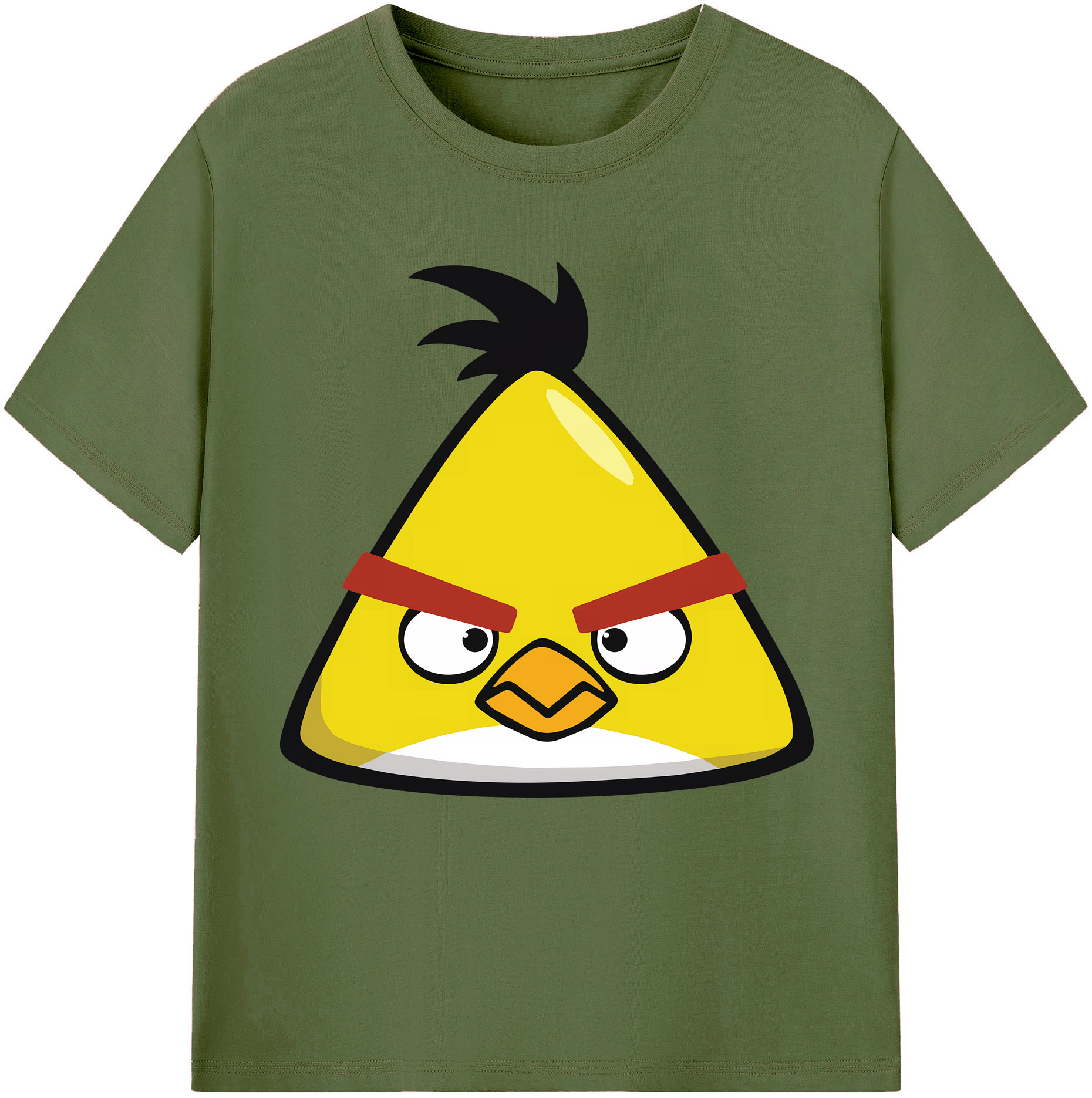（画像用） Angry Birds アングリーバード 綿100％半袖Tシャツ（フロントプリント）